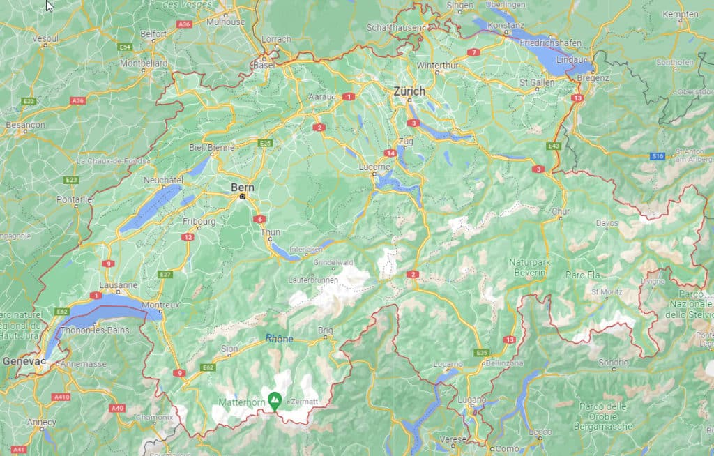 Cbd suisse carte