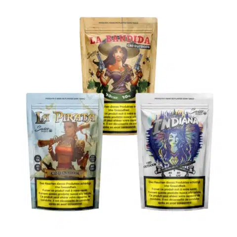 Pack cbd suisse indiana pirata bandida