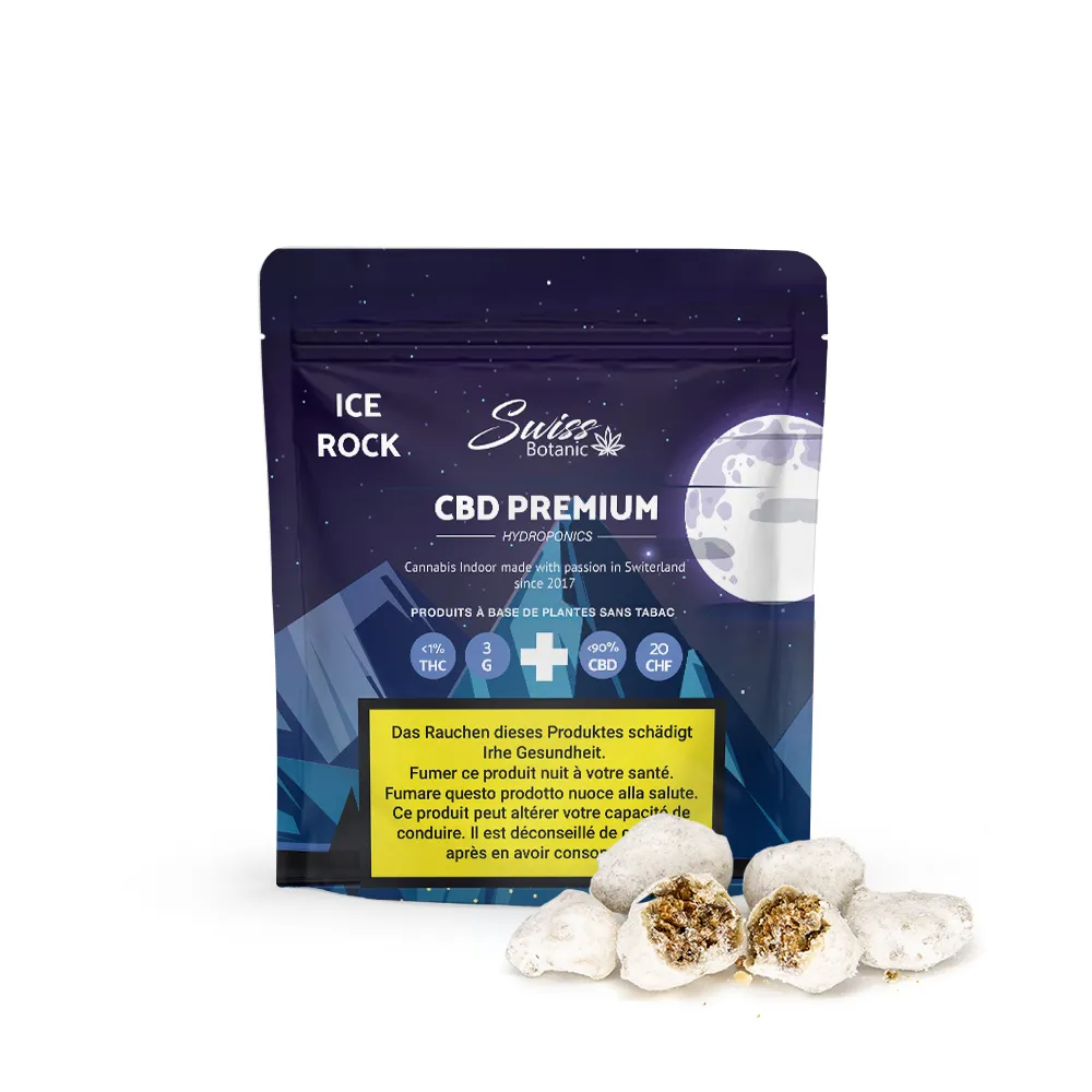 Cbd-blüten indoor icerock 1 Fleurs de cbd indoor icerock premium.