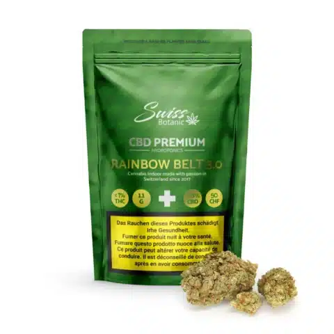 Fleurs cbd indoor premium : rainbow belt 3. 0 - achat cbd suisse.