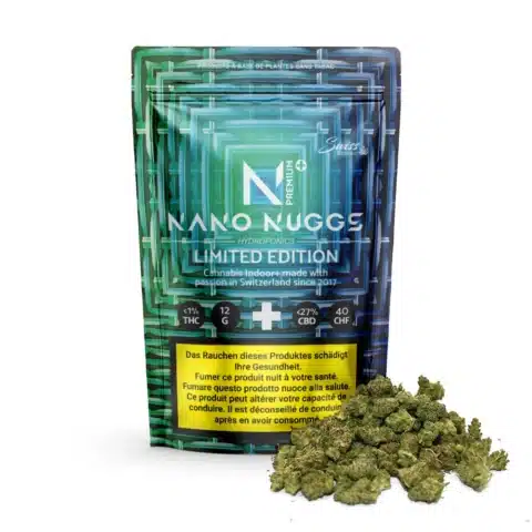 Fleurs de cbd indoor nano nuggs premium limited edition - blue